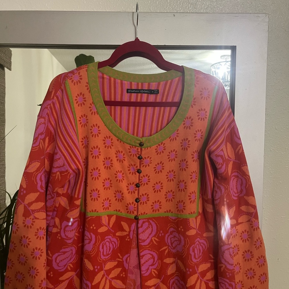 Gudrun Sjoden Vibrant Floral Cardigan